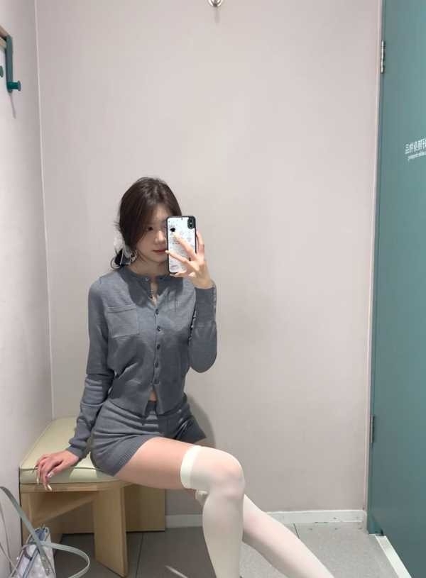 龙华白丝制服美女-慧慧